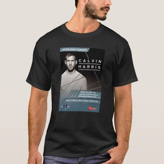 T-shirt Calvin Harris (Devant)