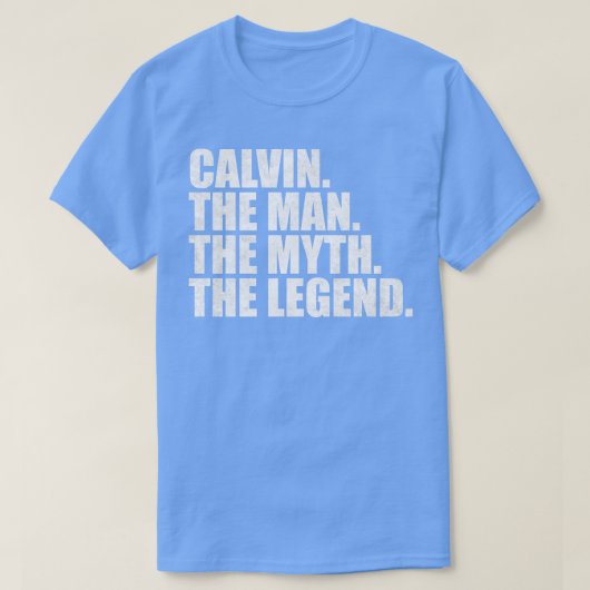 T-shirt CalvinCalvin Nom Calvin prénom (Design devant)