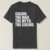 T-shirt CalvinCalvin Nom Calvin prénom (Design devant)