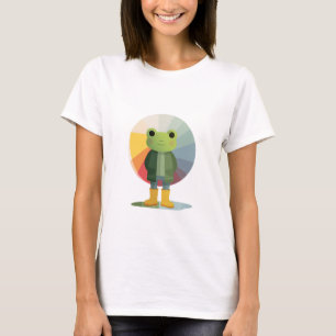 T-shirt Camarade Grenouille Colorée