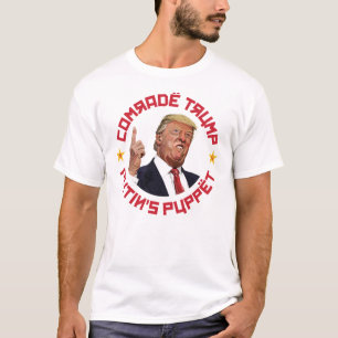 T-shirt Camarade Trump : La marionnette de Poutine, illust