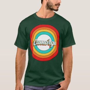 T-shirt Camargo Nom Chemise Vintage Camargo Circle
