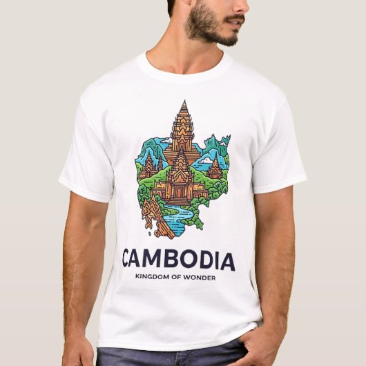 T-SHIRT CAMBODGE (Devant)