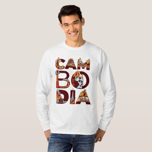T-shirt Cambodge (Devant entier)