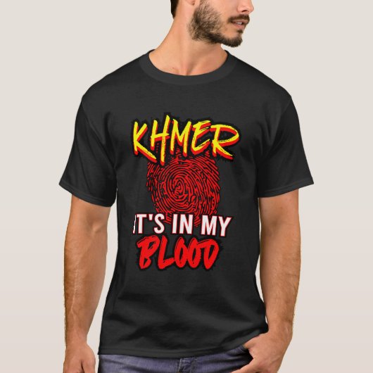 T-shirt Cambodge khmer (Devant)