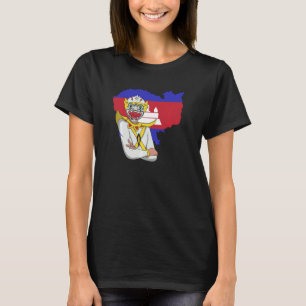 T-shirt Cambodge Khmer traditionnel Reamer de danse cambod