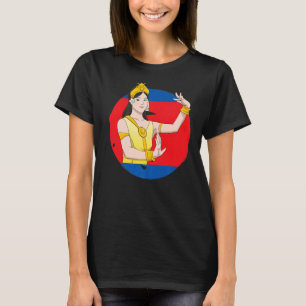 T-shirt Cambodge Khmer traditionnelle danse Apsara