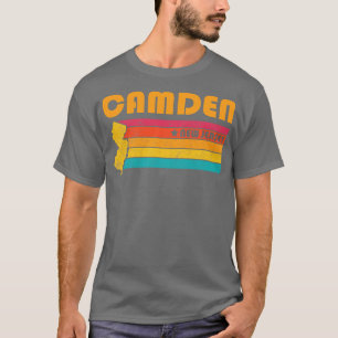 T-shirt Camden New Jersey Vintage Souvenir détendu