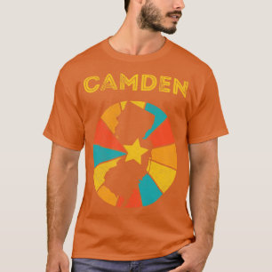 T-shirt Camden New Jersey Vintage Souvenir détendu 1
