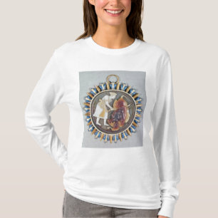 T-shirt Camée dépeignant le lion de massacre de Shah Jah