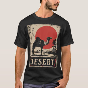 T-shirt Camel Caravan Désert Voyage Aventure Design
