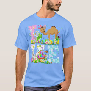 T-shirt Camel Chasse aux oeufs de Pâques Amour amusant Cam