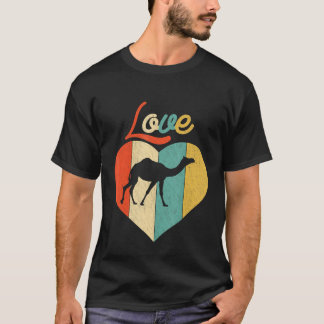 T-shirt Camel d'amour rétro
