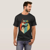 T-shirt Camel d'amour rétro (Devant entier)