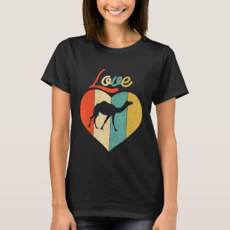 T-shirt Camel d'amour rétro