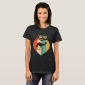T-shirt Camel d'amour rétro (Devant entier)