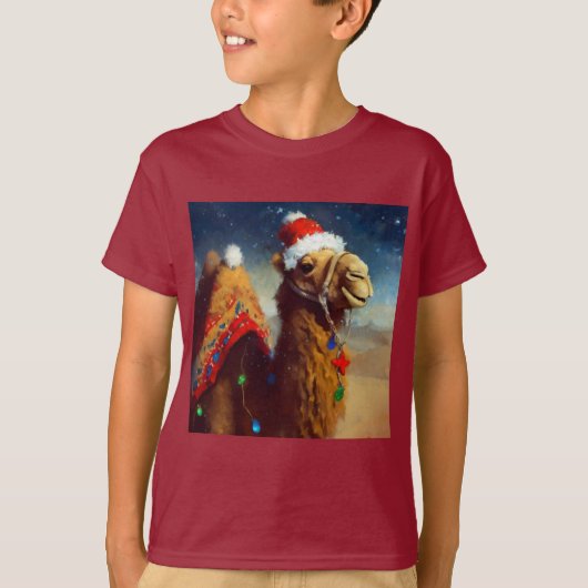 T-shirt Camel de Noël 3 (Devant)