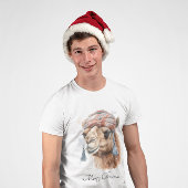 T-shirt Camel de Noël, personnalisable