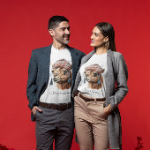 T-shirt Camel de Noël, personnalisable