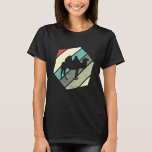 T-shirt Camel Desert Animal Hexa Retro Vintage Arabian Cam