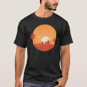 T-shirt Camel Desert Sunset  Oasis Morocco (Devant)