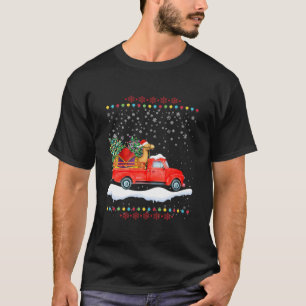 T-shirt Camel équitation Camion Rouge Noël Joyeux Noël