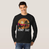 T-shirt Camel Hump Day Voyageur Palm coucher de soleil mer (Devant entier)