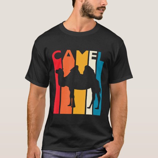 T-shirt Camel Retrofor Animal Camel (Devant)