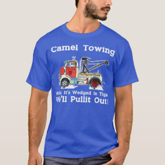 T-shirt Camel Towing Funny Adult Humor Rude 2023 For Men Q