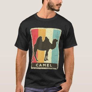 T-shirt Camel Vintage Retro Poster Animal