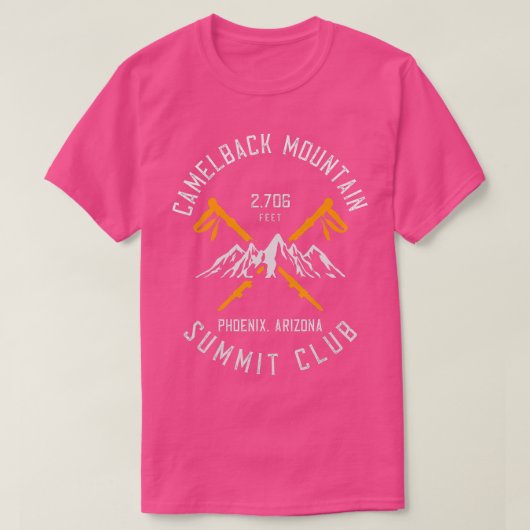 T-shirt Camelback Mountain Randonnée Phoenix Arizona (Design devant)