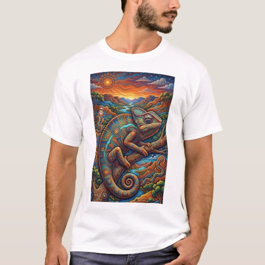 T-SHIRT CAMÉLÉON (Devant)