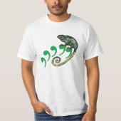 T-shirt Caméléon de virgule (Devant)