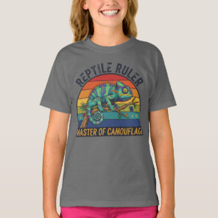 T-shirt Caméléon, le Règne des Reptiles
