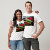 T-shirt Caméléon Vert Drôle (Unisexe)