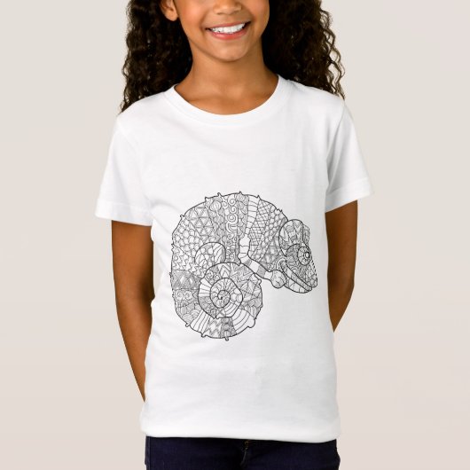 T-Shirt Caméléon Zendoodle (Devant)