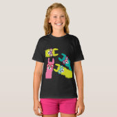 T-Shirt Camélid Coloré Llama (Devant entier)