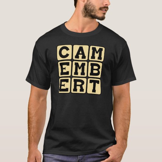 T-shirt Camembert, fromage doux (Devant)