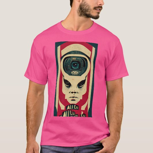 T-shirt Caméra Alien 3 (Devant)