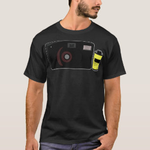 T-shirt Caméra analogique Vintage Rétro