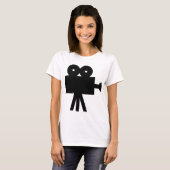 T-shirt Caméra cinématographique Hollywood (Devant entier)