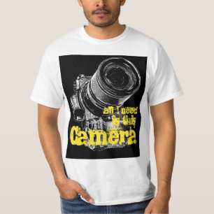 T-shirt Caméra cool de chemises photographiques