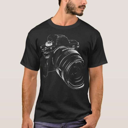 T-shirt Caméra Cool des chemises photographiques (Devant)