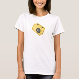 T-shirt Caméra d'action jaune