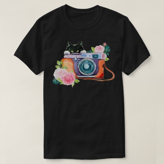 T-shirt Caméra de chat de Pékin (Design devant)