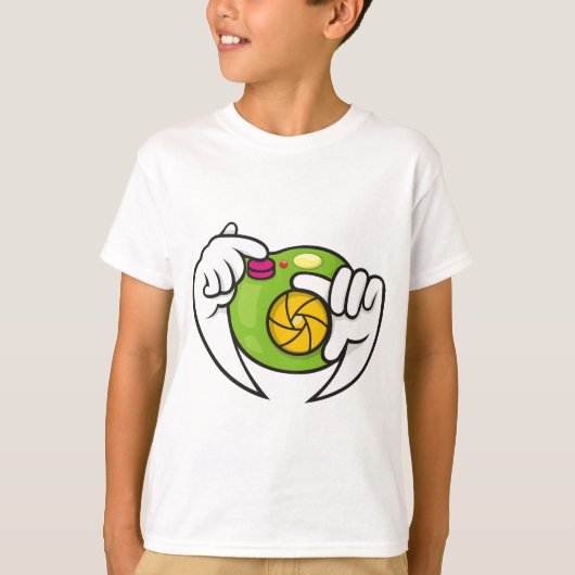 T-shirt Caméra de dessin (Devant)