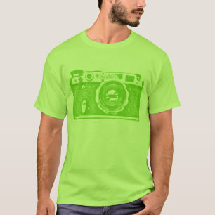 T-shirt Caméra géante soviétique russe - Martian Green