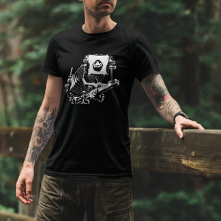 T-shirt Caméra grand format vintage