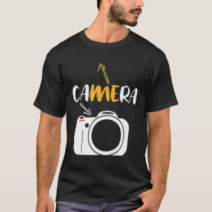 T-shirt Camera me Connaissance de soi pour les photographe