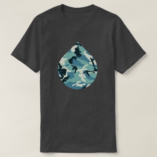 T-shirt Caméra Motif d'hiver (Design devant)